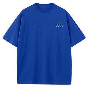 Camisetas de hombre impresas con el logotipo personalizado de la marca OEM directo de la fábrica de Bangladesh Camiseta de gran tamaño de punto de color sólido con pase QC 100% - Product Image 2
