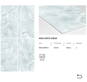 Azulejos de Porcelana con Acabado Brillante de 600x1200 mm, Estilo Mármol, Azulejos Esmaltados para Pisos de Baños, Apartamentos, Oficinas y Gimnasios - Product Image 5