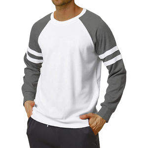 2025 Camiseta completa de algodón con estampado de logotipo personalizado 100% para hombre Camiseta holgada de manga larga con impresión digital de alta calidad - Product Image 5