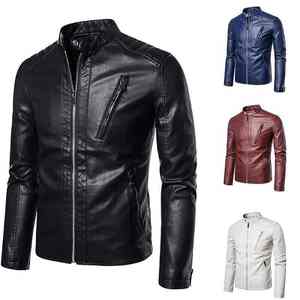 Chaqueta de Cuero de Nueva Llegada, Chaqueta de Invierno con Diseño Moderno, Cómoda Chaqueta de Piel de Oveja con Cuello Camisero y Mangas Completas para Hombre - Product Image 6