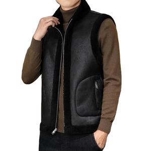 Nouveau gilet matelassé sur mesure pour homme, coupe ajustée, vêtements d'extérieur d'hiver, service OEM, style streetwear, cuir véritable - Product Image 6