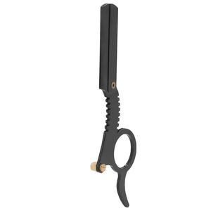 Maquinillas de afeitar revolucionarias que presentan las maquinillas de afeitar de barbero rectas con rotación de pulgar retro de acero inoxidable - Product Image 2