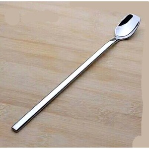 Cuchara para servir Pasta con mango chapado en oro y diseño de palo largo único Juego de cucharas para servir Arroz de acero inoxidable - Product Image 6