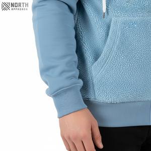 Sudaderas con capucha personalizadas para hombre 100% algodón 450 Gsm Heavyweight Oversized Winter Zip Up Drop Shoulder Sudaderas con capucha para hombre Reversible - Product Image 6