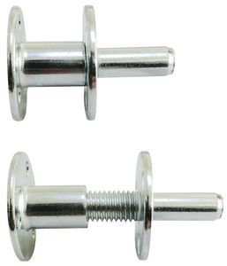 Écrous en T à base à 3 trous en acier au carbone zingué galvanisé Quincaillerie pour meubles Plaquage de bride Bois Métrique Certifié - Product Image 2
