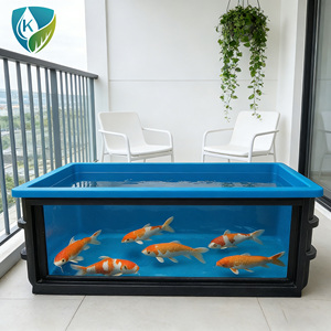 Acuario Ornamental <span class=keywords><strong>de</strong></span> FRP Personalizado con Ventana <span class=keywords><strong>de</strong></span> Vidrio Templado para Salas <span class=keywords><strong>de</strong></span> Exhibición <span class=keywords><strong>de</strong></span> Koi, Exposiciones <span class=keywords><strong>de</strong></span> Acuarios y Centros <span class=keywords><strong>de</strong></span> Peces - Product Image 1