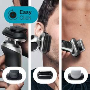 Afeitadora Eléctrica Inalámbrica IPX7 Impermeable Recargable con Cinco Cuchillas Dobles Lavables y Rotatorias de Fácil Reemplazo - Product Image 3