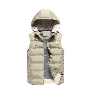Nueva moda de los hombres Casual sin mangas chaleco puffer chalecos de los hombres - Product Image 3