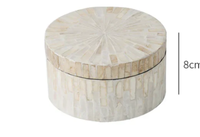 Boîtes de rangement pour bijoux en nacre faites à la main, design nordique moderne, forme carrée, trois couches, détachables, empilables, pour salon