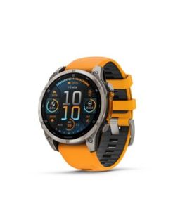 VENTAS CALIENTES Relojes Garmin Fenix 8 AMOLED Sapphire de 47 mm en Titanio Naranja Brillante - Product Image 2
