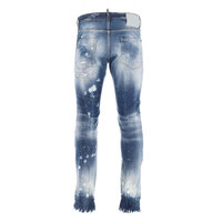 Jean en tricot décontracté pour homme, coupe droite, style urbain, grande taille, couleur unie, respirant, séchage rapide, 100 % coton, effet vieilli