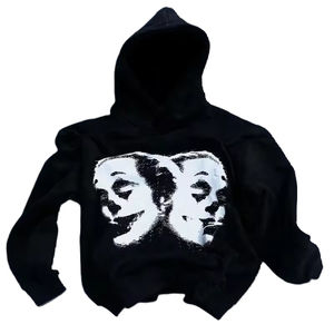 Pull à capuche surdimensionné en molleton d'hiver 100% coton de haute qualité unisexe Style délavé au soleil Tendance Logo personnalisé Impression DTG - Product Image 5