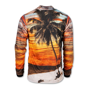 Vêtements de pêche pour hommes, maillot de pêche personnalisé imprimé par sublimation, chemises de pêche UPF50, concevez votre propre protection UV personnalisée - Product Image 6