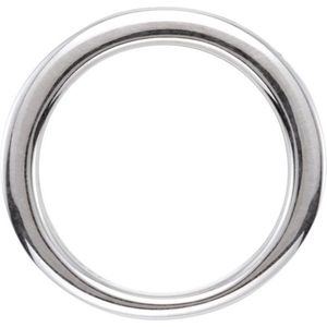 Stuller 18K Gold Plated Fashionable Vintage Titanium <b>Ring</b> 50923:106P 18KW Stackable Inlay Style for Wedding - Product Image 2
