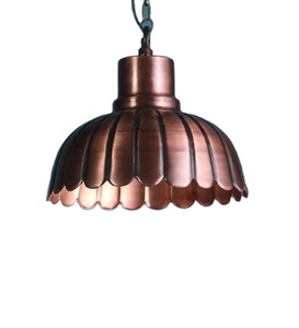 Metal Aluminium Pendant Shade Inside Golden Outside Powder Coated Ceiling Lamp Classic Design Decorative - Product Image 1