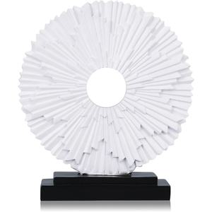 เครื่องประดับตกแต่งบ้านทันสมัยรูปปั้นตั้งโต๊ะสีขาวเน้นการตกแต่งรูปปั้นอะลูมิเนียมดีไซน์ใหม่ - Product Image 1