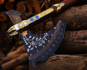 ขวานจากเทพแห่งสงครามทำด้วยมือสแตนเลส Ragnarok Lviathan ขวาน - Product Image 4