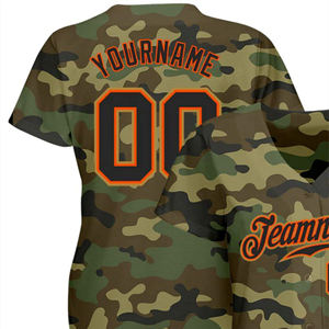 Camisetas de béisbol personalizadas Transpirables de secado rápido Unisex Moda Impresión digital Diseños de colores personalizables 100% Poliéster OEM - Product Image 5