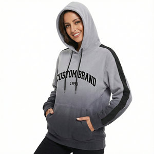 Premium Quality Cotton Hoodie Custom Made Streetwear Oversized Pullover Women's Sweatshirts Wholesale Bulk Factory Price Hoodies - Product Image 1