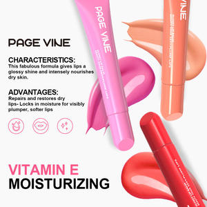 2026 Hot 12 Color Hydrating Waterproof <b>Lip</b> Gloss Polypeptide Oil <b>Lip</b> Plumper Moisturizing <b>Lip</b> <b>Cream</b> <b>Lip</b> Balm Makeup Cosmetic - Product Image 5
