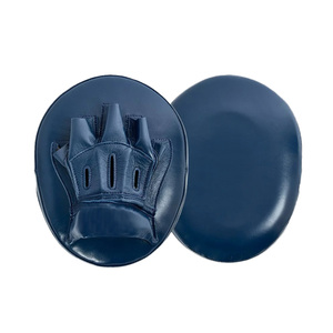 Guantes de Boxeo Profesionales Personalizados de Cuero Vacuno, Almohadillas de Enfoque Suaves y Genuinas, Material EVA, Almohadillas de Golpeo con Aire BHUTTA - Product Image 1
