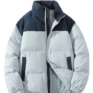 OEM personalizado mejor calidad de los hombres de invierno Puffer chaqueta Stand Collar estilo Casual con bordado decoración tamaños hasta 4XL - Product Image 1