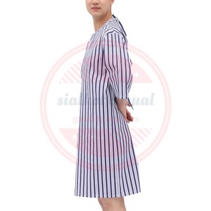 Venta al por mayor de batas de pacientes para las mujeres y los hombres uniformes de hospital de punto de algodón de calidad superior vestido de paciente para el Hospital - Product Image 4