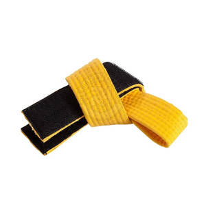 เข็มขัด BJJ ศิลปะการต่อสู้แบบกำหนดเองพร้อมโลโก้ด้านหน้า - Product Image 1