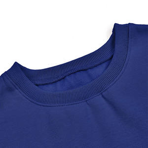 Verano peso pesado recortado algodón cuello redondo gota hombro mujer sudadera diseño personalizado Rhinestone Casual liso sudaderas con capucha mujeres - Product Image 5