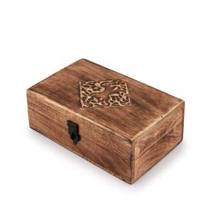 Best Deal Wooden Storage <b>Box</b> Handcrafted Design Natural Wood <b>Box</b> Mango and Acacia Wood <b>Keepsake</b> <b>Box</b> with Multiple Use - Product Image 5