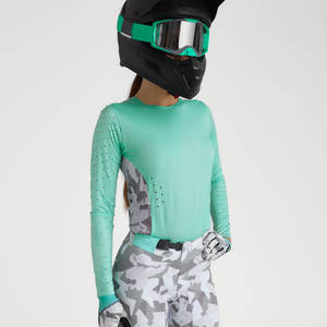 Maillot de course de moto pour femme OEM Matériau respirant sur mesure avec impression de logo et options de marque de distributeur - Product Image 1