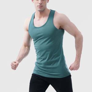Solid Color Seamless Sleeveless Gym Wear Tank Tops <b>for</b> Training Sports <b>Singlets</b> <b>Men's</b> Casual Cotton Breathable Tank Tops <b>for</b> <b>Men</b> - Product Image 5