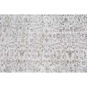 พรมวินเทจตุรกี ขนาด 3.2x6.3 ฟุต (97x191 ซม.) พรมขนสัตว์สีขาวลายปะติด - Product Image 4
