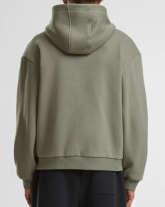 Hombres calidad Unisex 460GSM Zip Hoodie 100% algodón mezclado Streetwear Top bordado Puff alta calidad Italia cremallera Sudadera con capucha hombres - Product Image 3