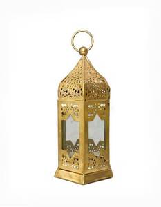 AK Brass Attractive Metal <b>Lantern</b> In Multi Color Finished With <b>Glass</b> Standard Design At Low Price For Diwali Decor / Table Decor - Product Image 5