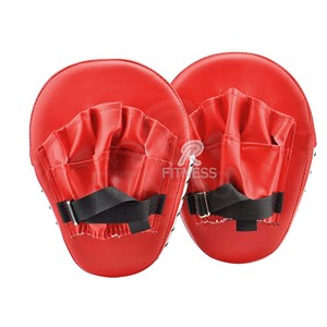 Premium Boxing Training Pads MMA <b>Karate</b> Muay Thai Breathable Hand Target <b>Gloves</b> Reinforced Stitching Adjustable Strap PU Leather - Product Image 4