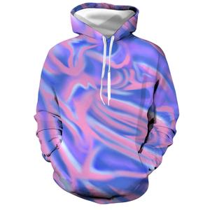 Survêtement de sport à capuche 2025 Nouveaux survêtements en coton uni élégant Unisexe 2 pièces ensemble Sublimation Survêtements - Product Image 6