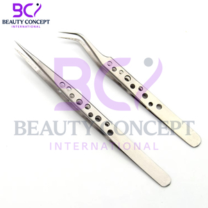 Wholesale Price Expert Sharp and Pointed Heavy Duty Good Seller Premium Quality Elegant Product Eyelash Extension Tweezers - Product Image 2