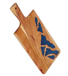 Dernière conception de planche à découper en bois et en résine faite à la main Conception personnalisée pour accessoires de cuisine à prix abordable Planche à fromage. - Product Image 2