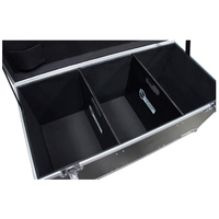 Flight case personnalisé en aluminium avec roues verrouillables, étui de rangement pour téléviseur avec mousse, flight case pour console de mixage, étui pour Midas