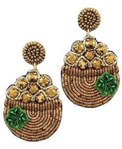 <b>Top</b> Quality Handmade Beaded <b>Earrings</b> for Women Fashion Jewellery Available at Wholesale Price for Export - Product Image 2