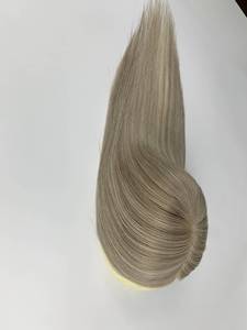Nuevo diseño de lujo de alta calidad 3*5 Base de seda Remy para el cabello menos mujeres Balayage Color textura recta - Product Image 6