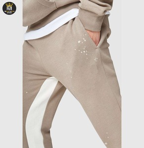 Pantalon décontracté pour homme de haute qualité, taille mi-haute, coupe évasée, léger, 100 % coton, tendance, coupe-vent, infroissable - Product Image 4