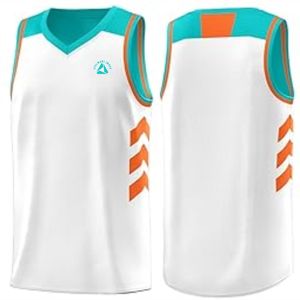 Camiseta de baloncesto para hombre personalizada al por mayor, Camiseta deportiva transpirable con bordado estampado, uniformes de baloncesto de talla grande - Product Image 1