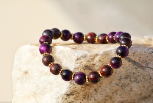 Sameer Gems Classic Tiger Eye Piedra natural con cuentas 8MM Pulsera unisex Brazalete colorido Regalo de aniversario Joyería curativa - Product Image 3