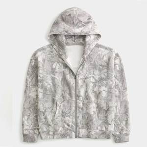 Mangas impresas Artículo Presupuesto Friendly Ropa de invierno Hombres Boxy Hoodie Venta caliente Precio bajo Hombres Crop Hoodie - Product Image 1