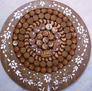 Hot Selling New Style Moroccan Style Bone Inlay Serving Tray Serving Dishes <b>Chocolate</b> Serving Trays <b>Ramadan</b> Decor Dishes Plates - Product Image 1