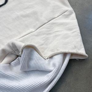 Surdimensionné 100% Coton Graphique Boxy Tee Double Couche À Manches Longues Chemises pour Hommes Coton Lourd sur Taille Boxy Double Couche T-Shirts - Product Image 3