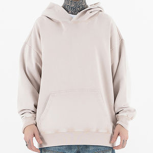 Sweat à capuche surdimensionné à épaules tombantes pour hommes Nouveau dernier design Acid Wash sweats à capuche pour hommes - Product Image 3