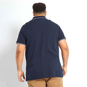 Camiseta de Manga Corta para Hombre, Talla Grande, 100% Algodón, Transpirable, con Bolsillo, Servicio Personalizado OEM - Product Image 3
